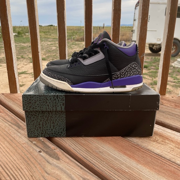 nike jordan 3 purple